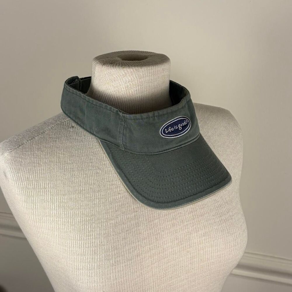 Life-is-good Women's Green and Blue Hat
